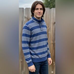 Take 50% OFF- Fossil Striped Men’s Long Sleeve Sweater, Size-L